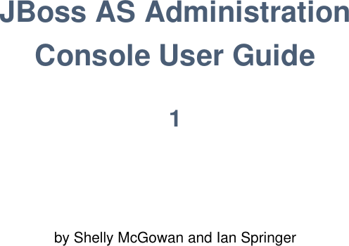 Admin Console Guide