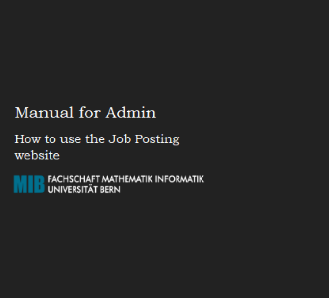 Page 1 of 11 - Admin Manual