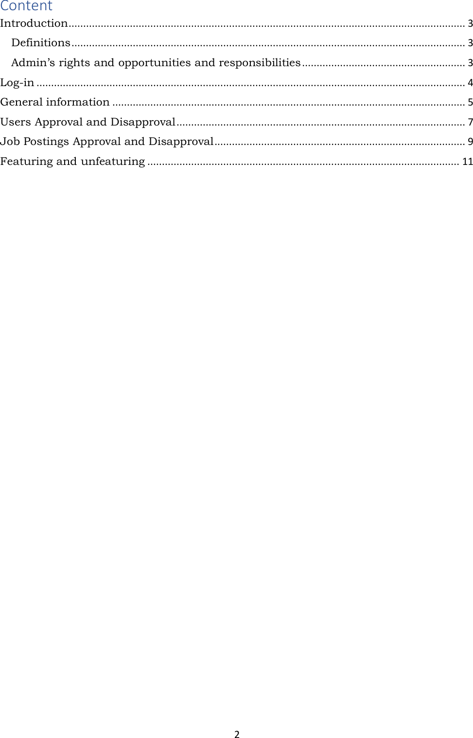 Page 2 of 11 - Admin Manual