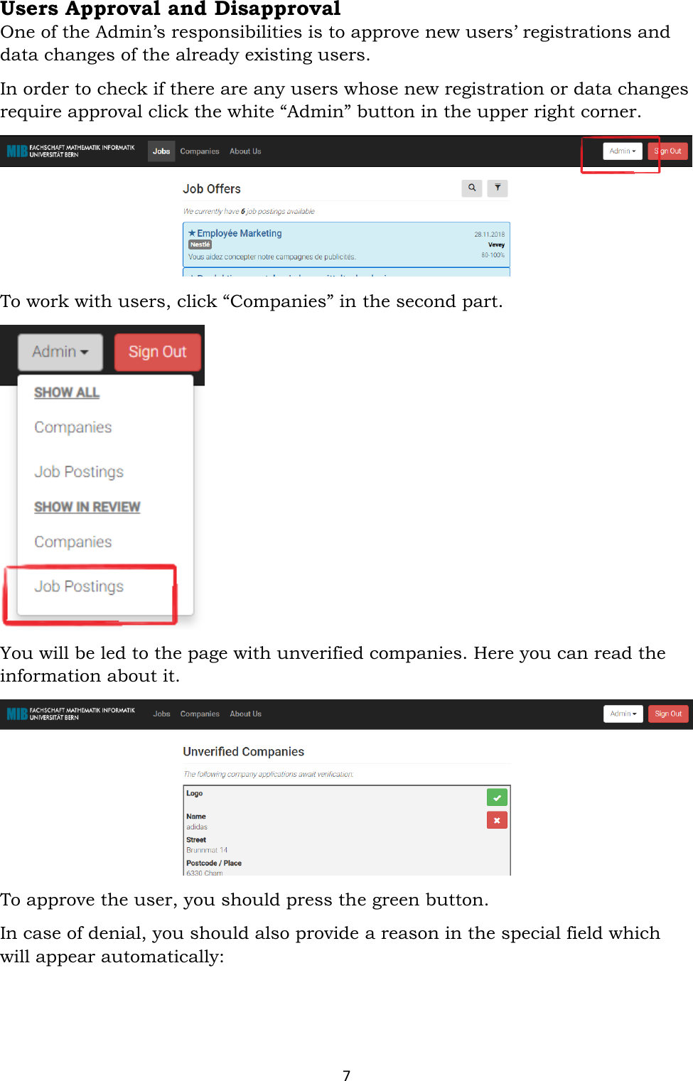 Page 7 of 11 - Admin Manual