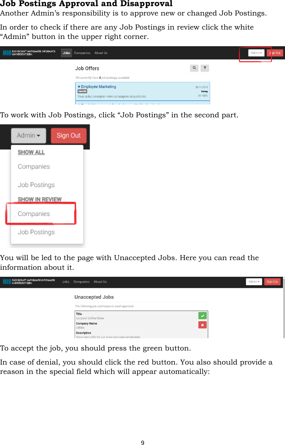 Page 9 of 11 - Admin Manual