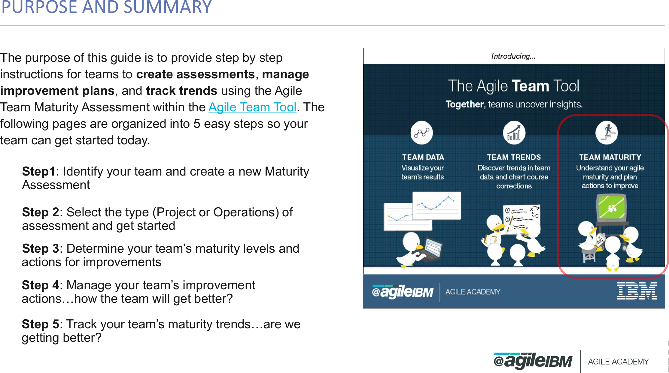 Page 2 of 8 - Agile Team Tool Maturity Assessment Guide