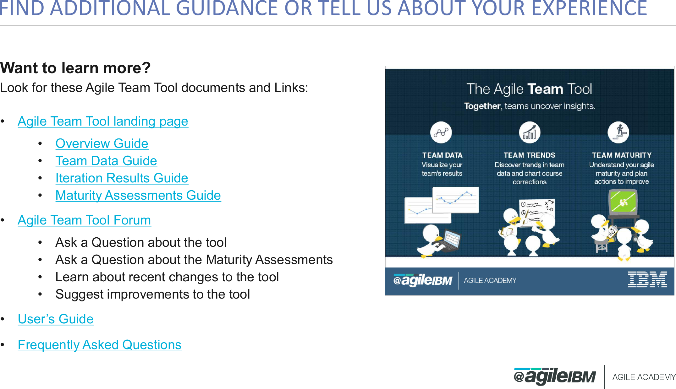 Page 8 of 8 - Agile Team Tool Maturity Assessment Guide