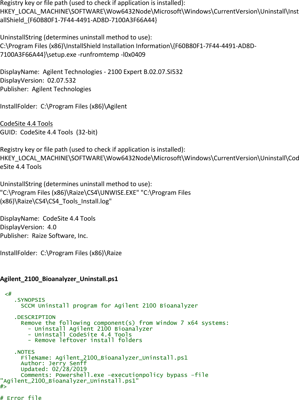 Page 2 of 5 - Agilent 2100 Bioanalyzer Manual