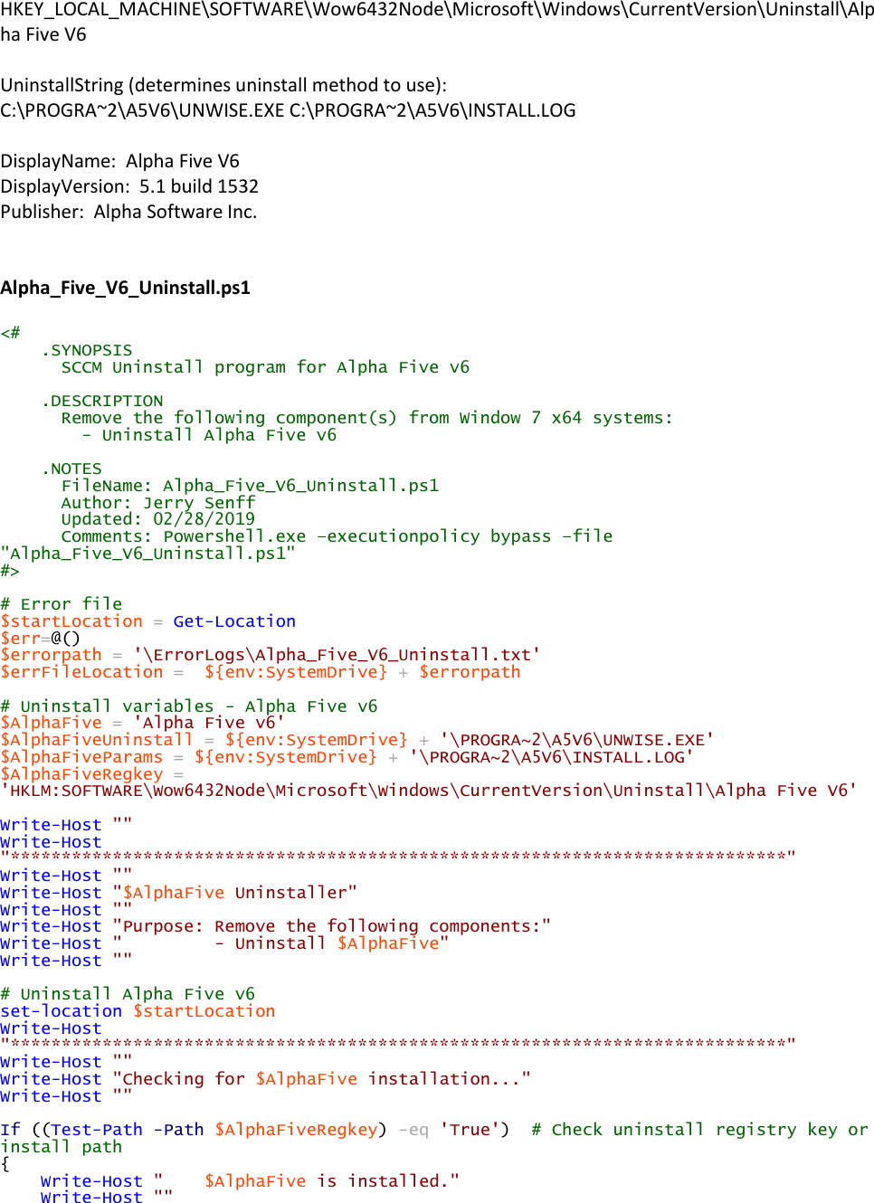 Page 2 of 3 - Alpha Five V6 Manual
