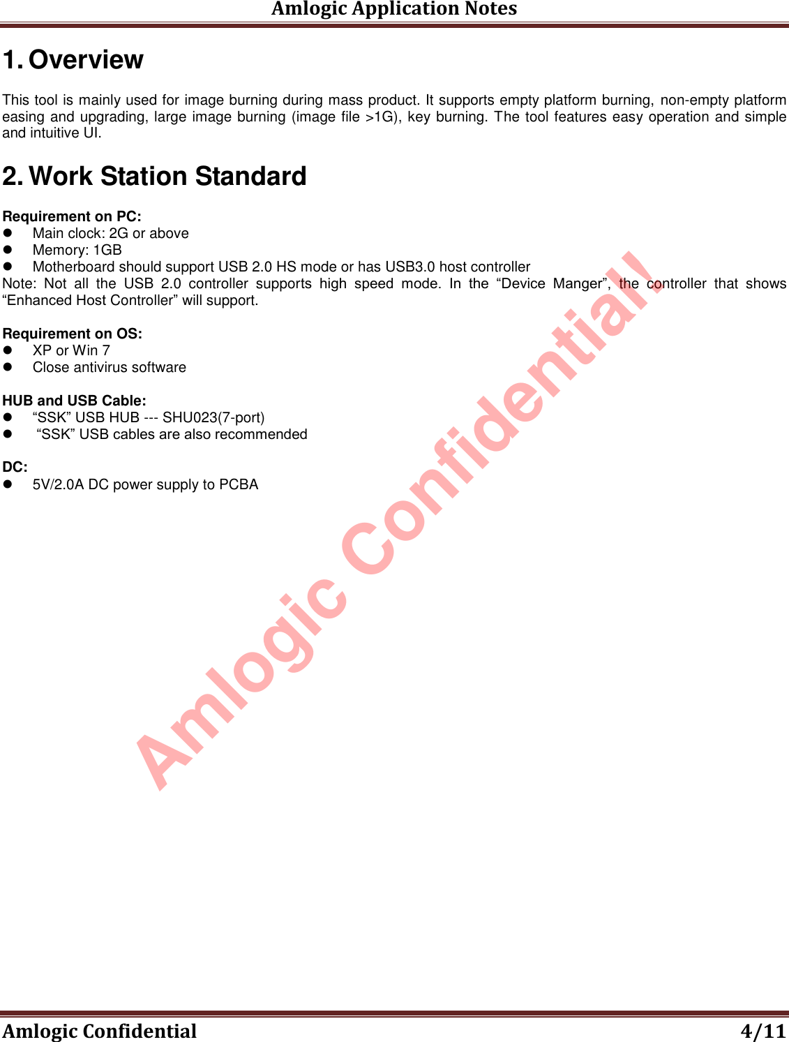 Page 4 of 11 - Amlogic Engineering Notes USB Burning Tool V2 Guide V0.4