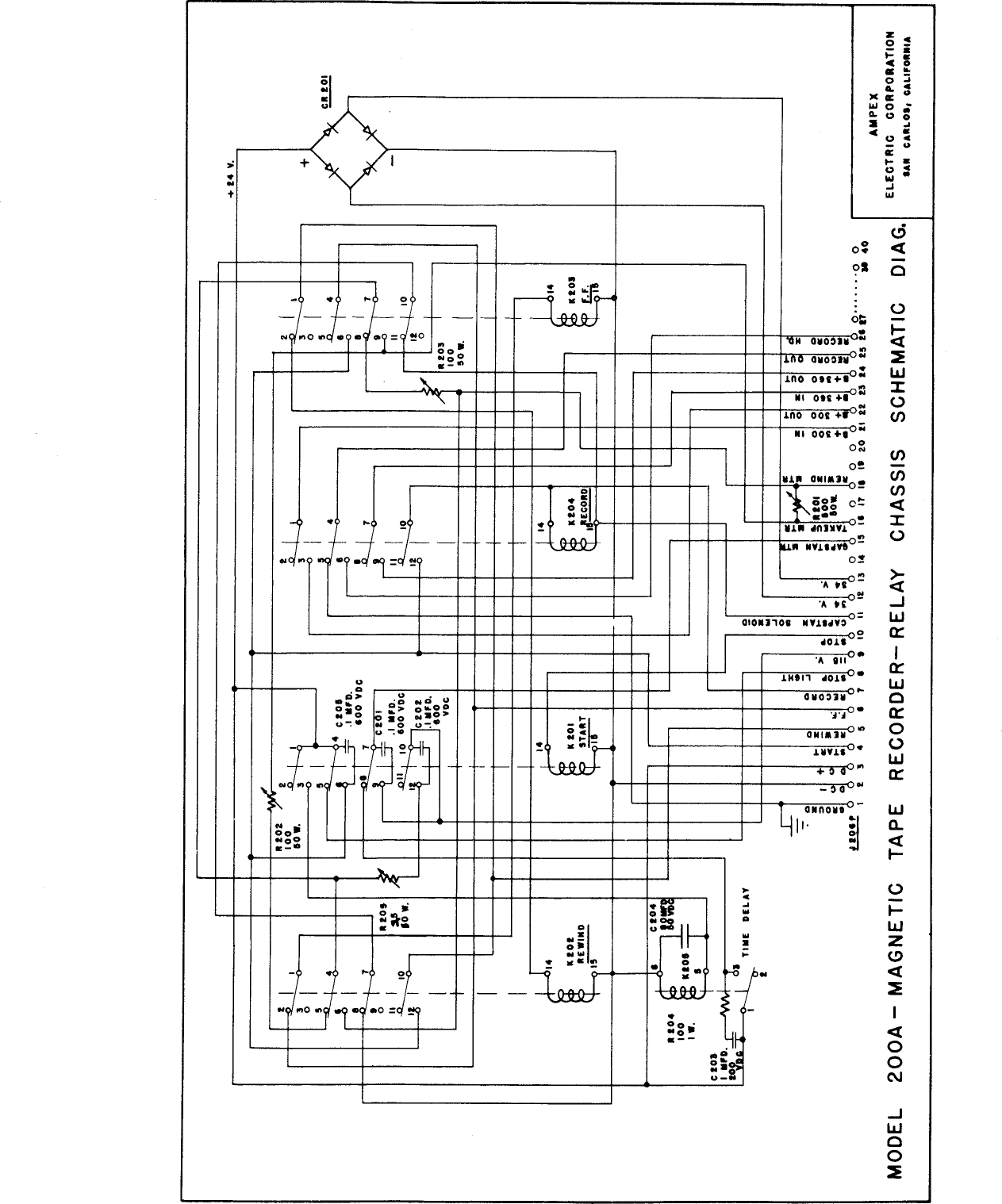 Page 3 of 11 - Ampex-200 200A-drawings Schematics