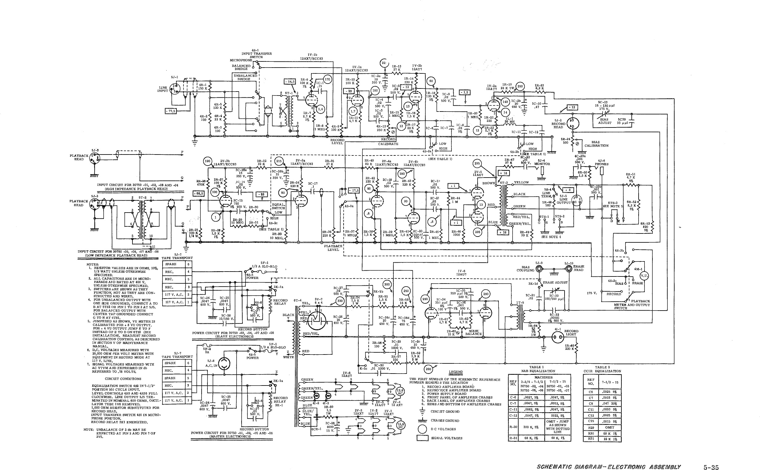 Page 6 of 6 - Ampex 351-parts-schematics-TM1008