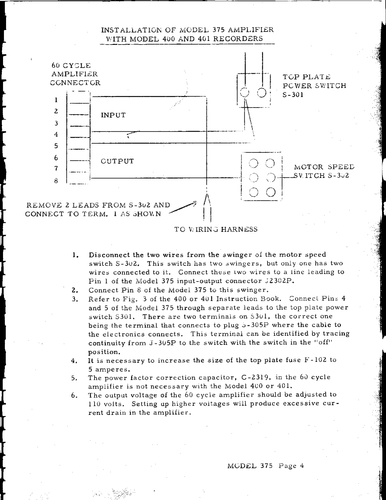 Page 5 of 9 - Ampex-375 Motor Amplifier