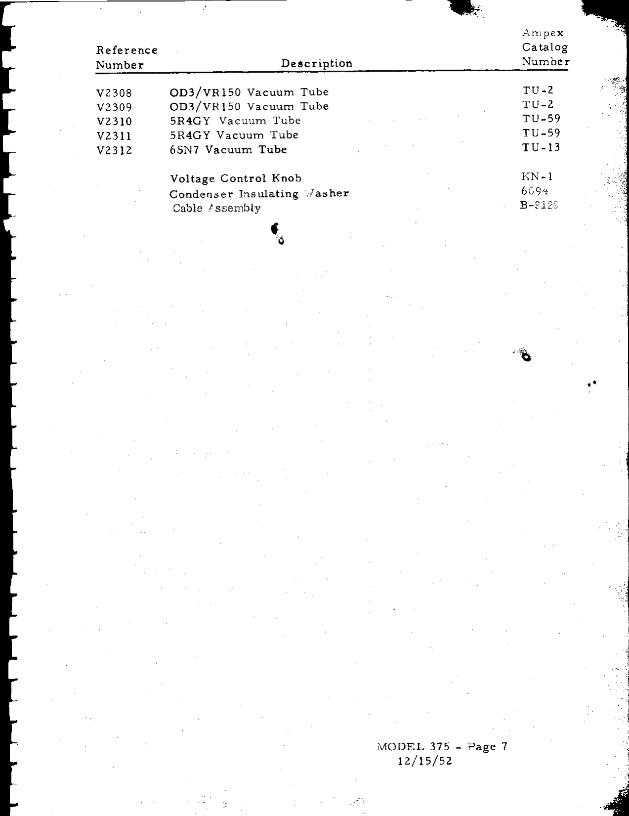 Page 8 of 9 - Ampex-375 Motor Amplifier