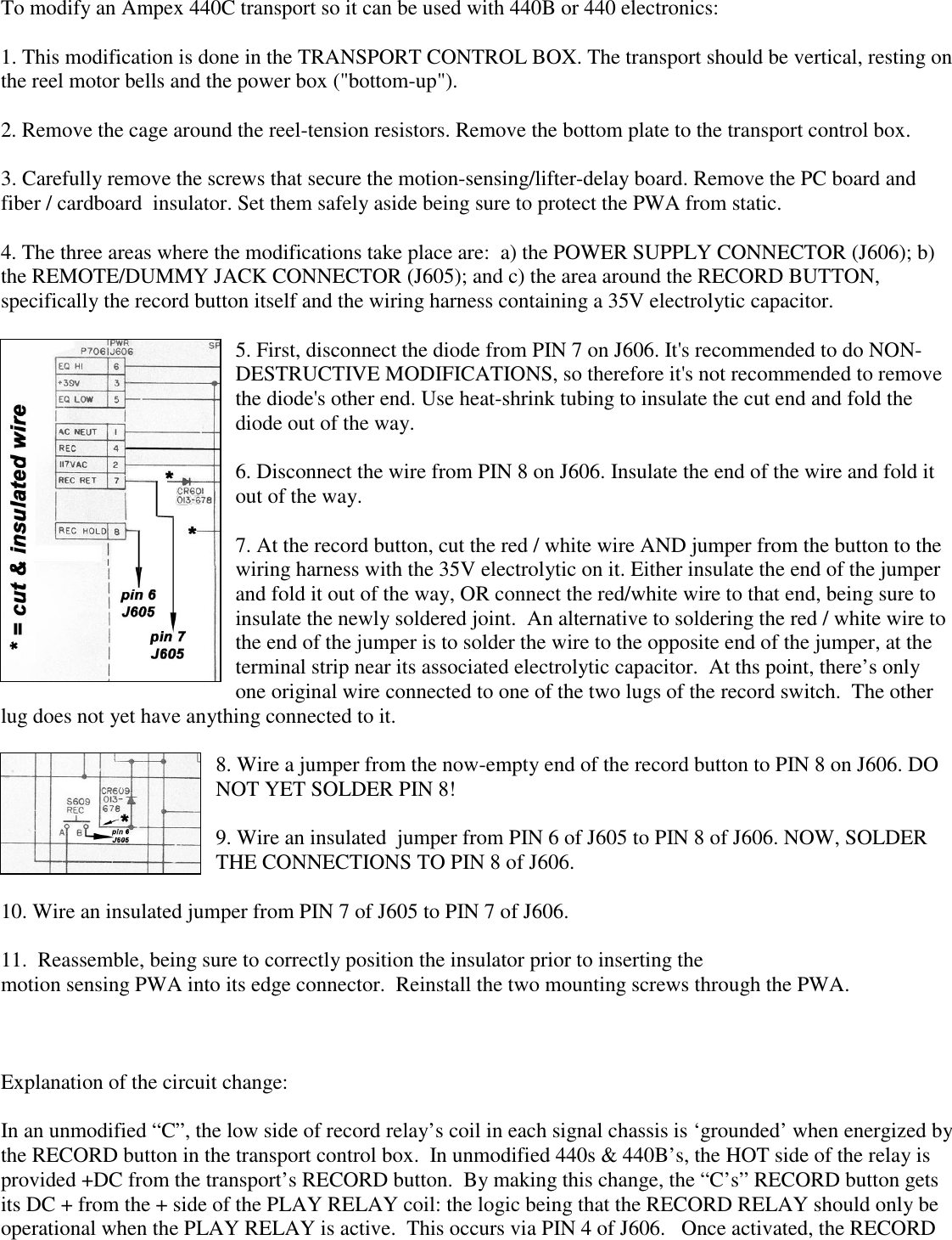 Page 1 of 3 - Ampex-440C_to_440B Ampex-440C To 440B