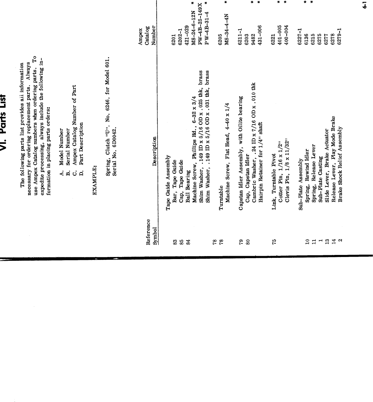 Page 4 of 9 - Ampex-601-details