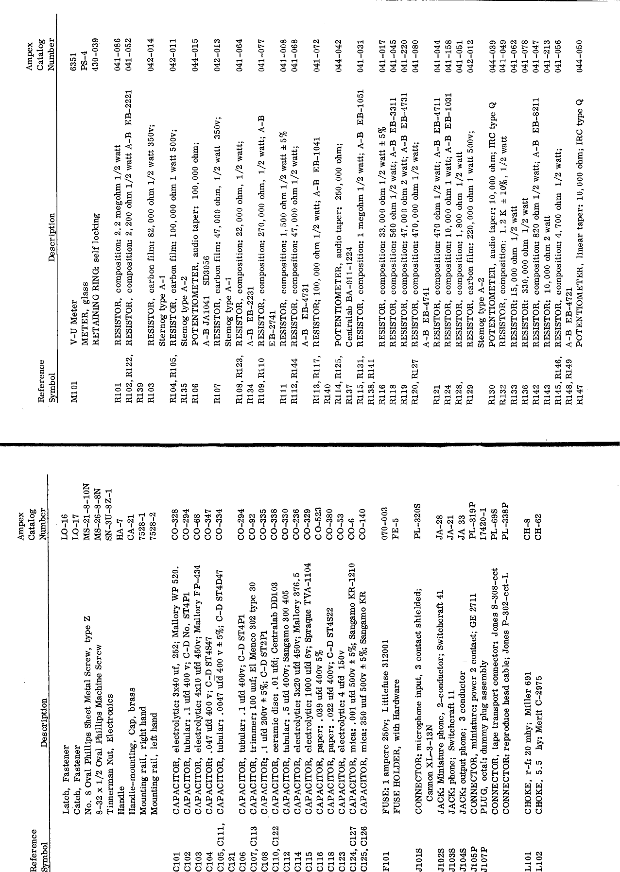 Page 7 of 9 - Ampex-601-details