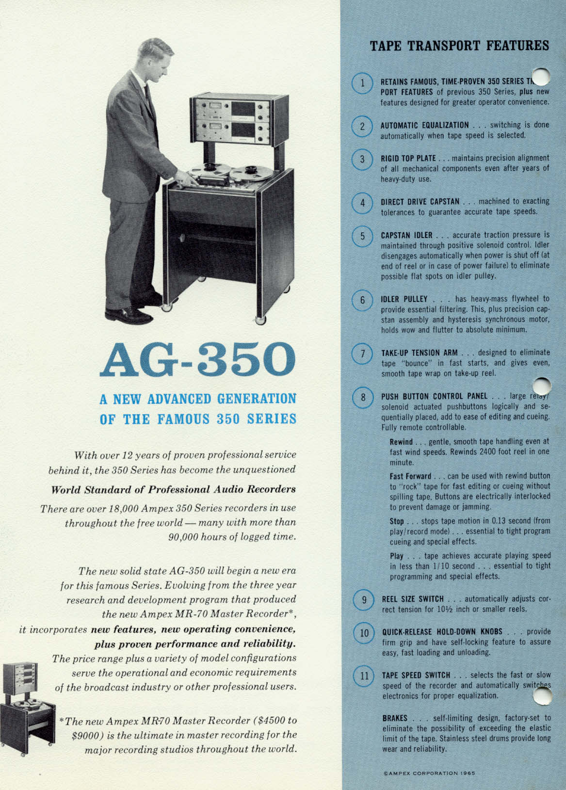 Page 2 of 8 - Ampex-AG-350 Brochure