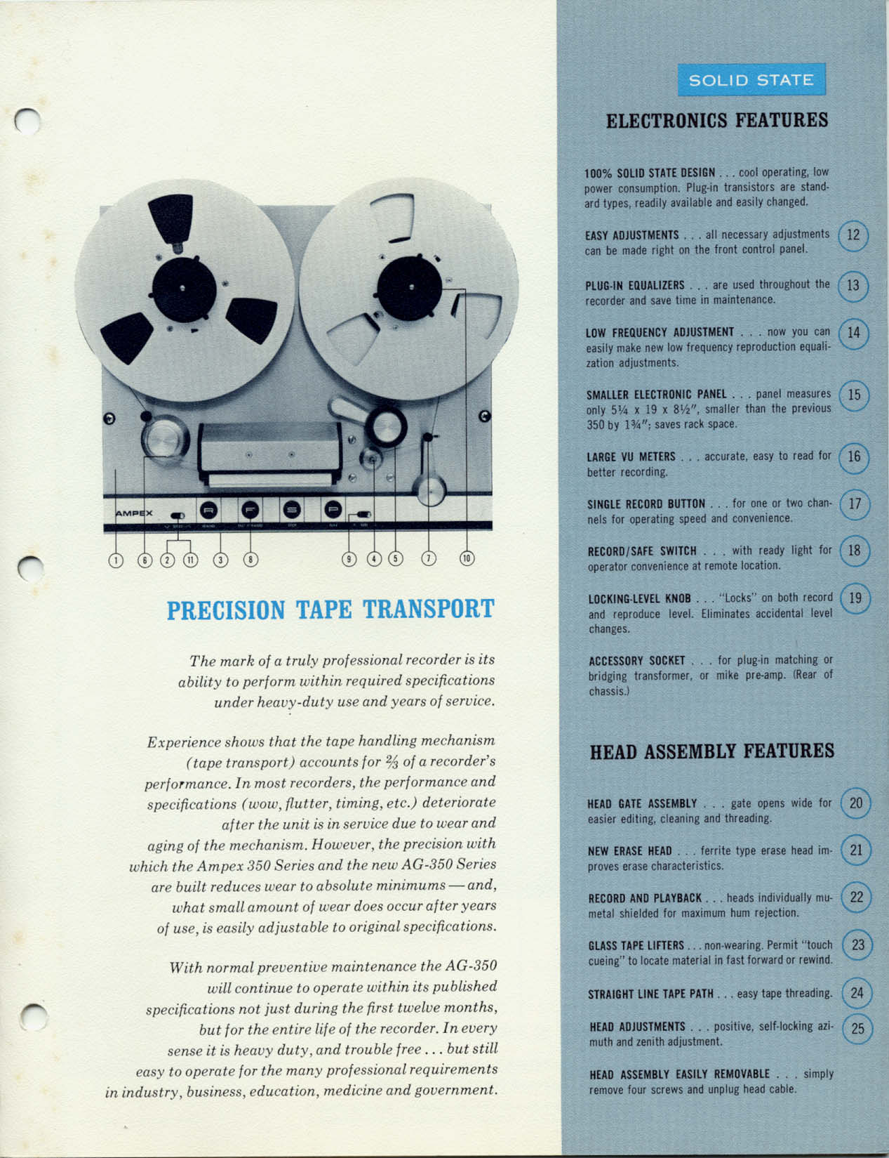 Page 3 of 8 - Ampex-AG-350 Brochure