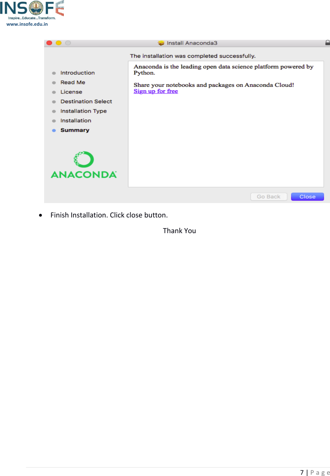 Page 7 of 7 - Anaconda Python And Libraries Installation Guide