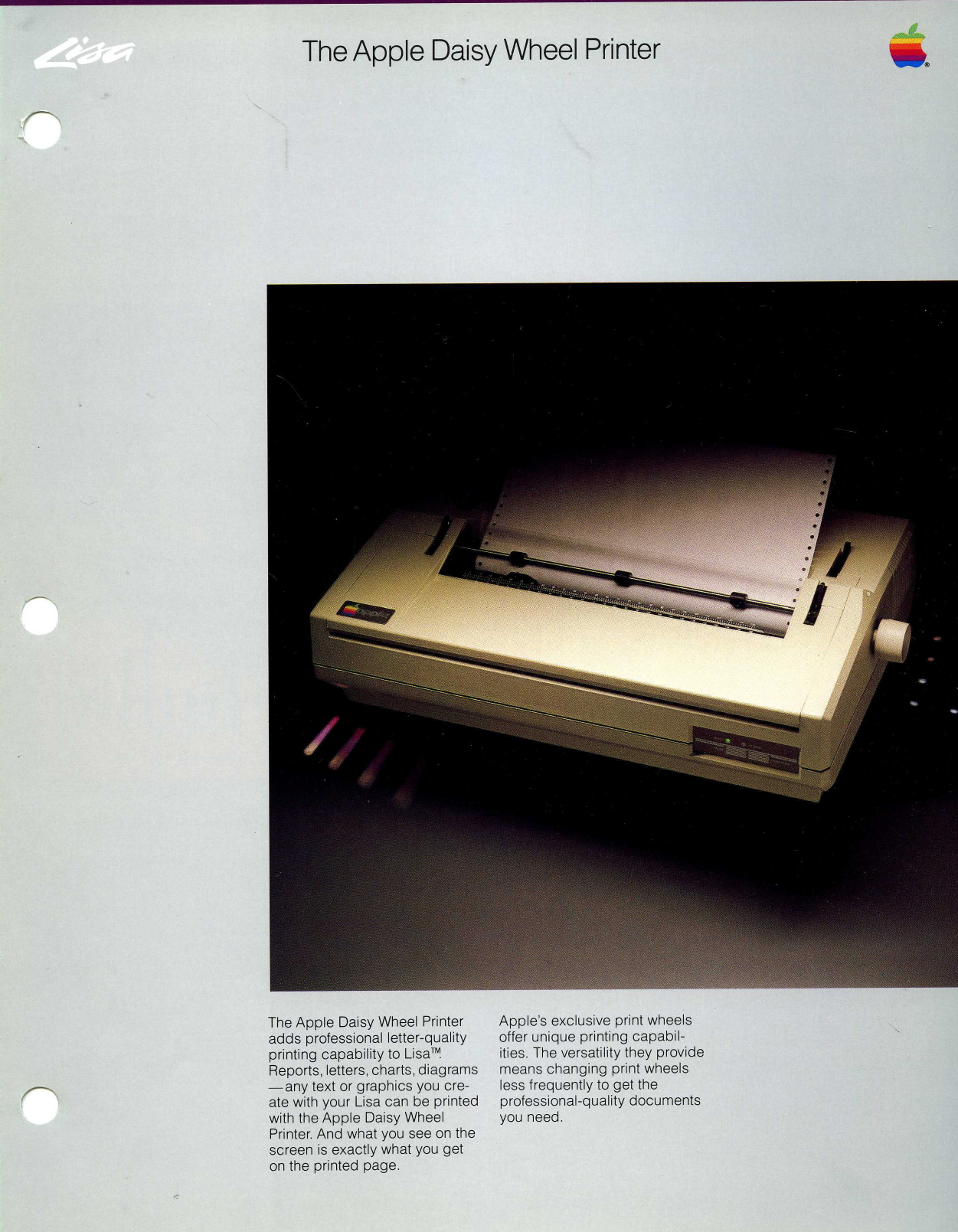 apple daisy wheel printer