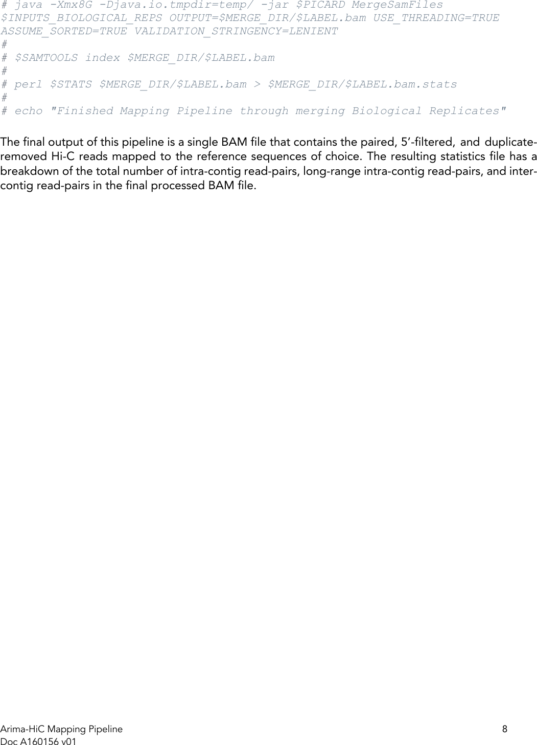 Page 8 of 8 - Arima Mapping User Guide A160156 V01