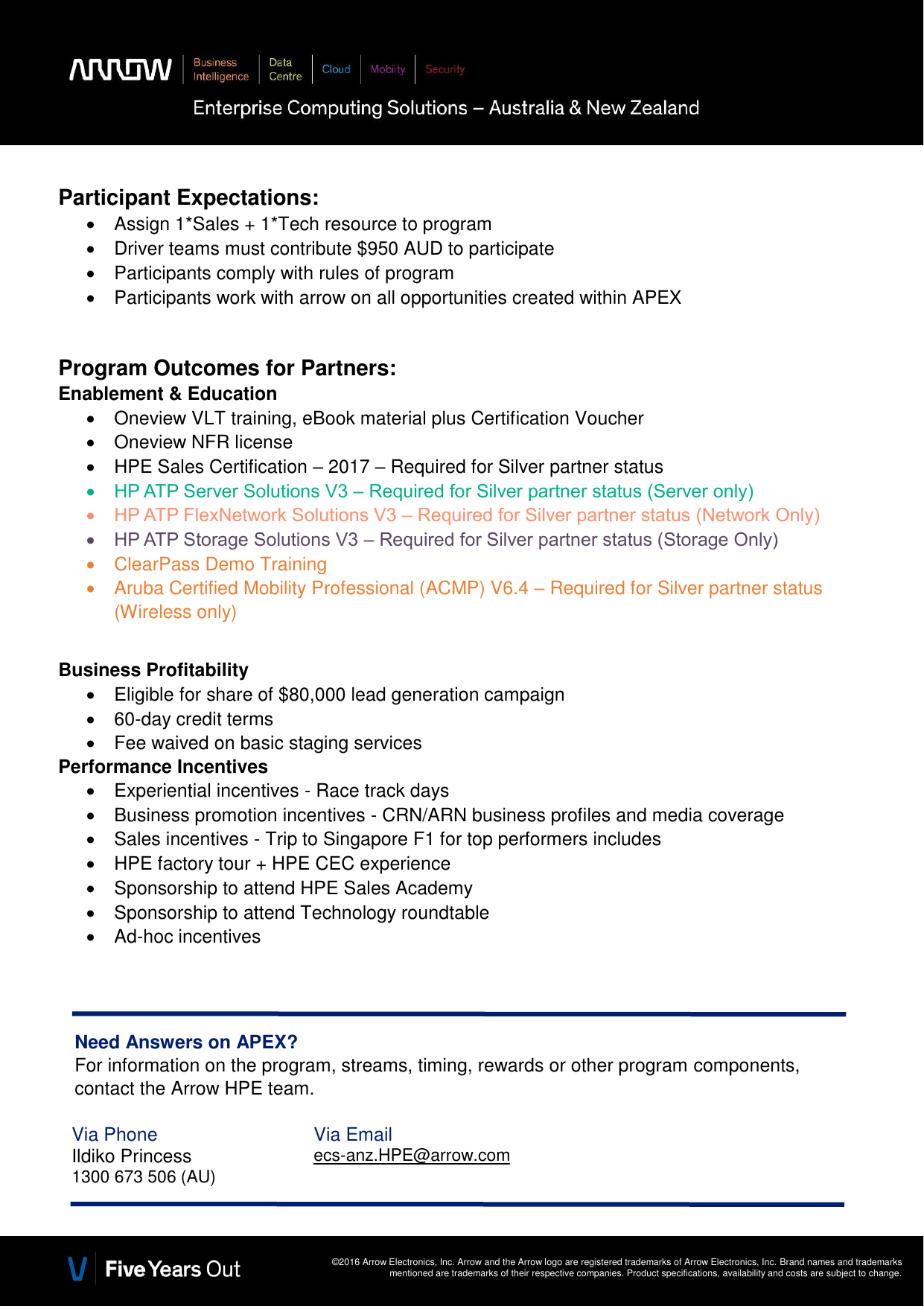 Page 3 of 3 - Arrow-APEX-Overview-Brochure Brochure