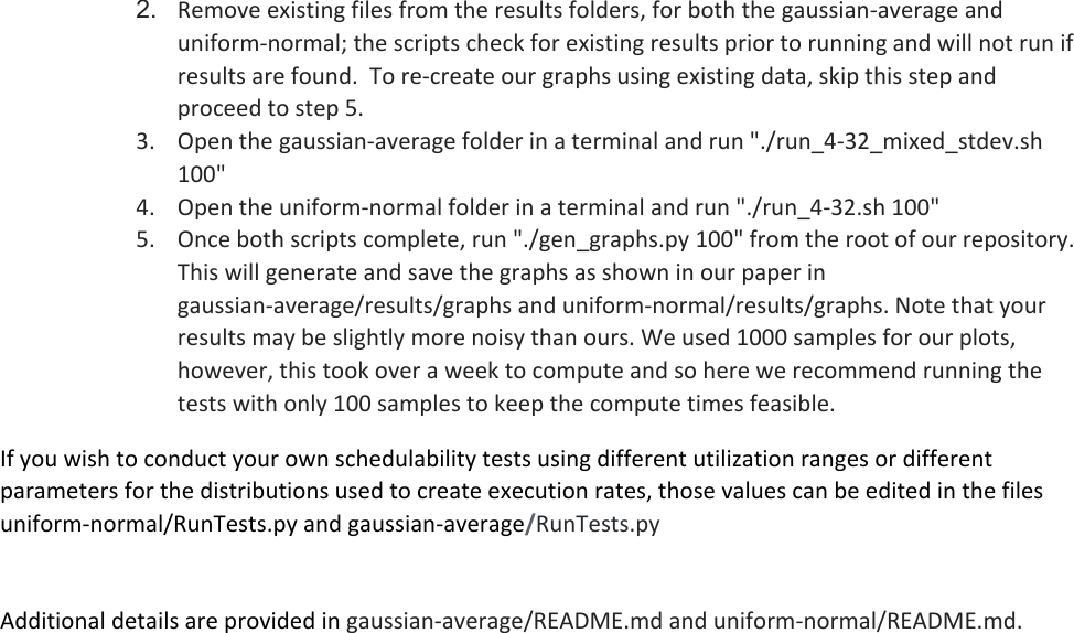 Page 4 of 4 - Artifact Evaluation Instructions