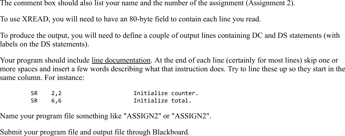 Page 3 of 3 - Assignment 2 Instructions