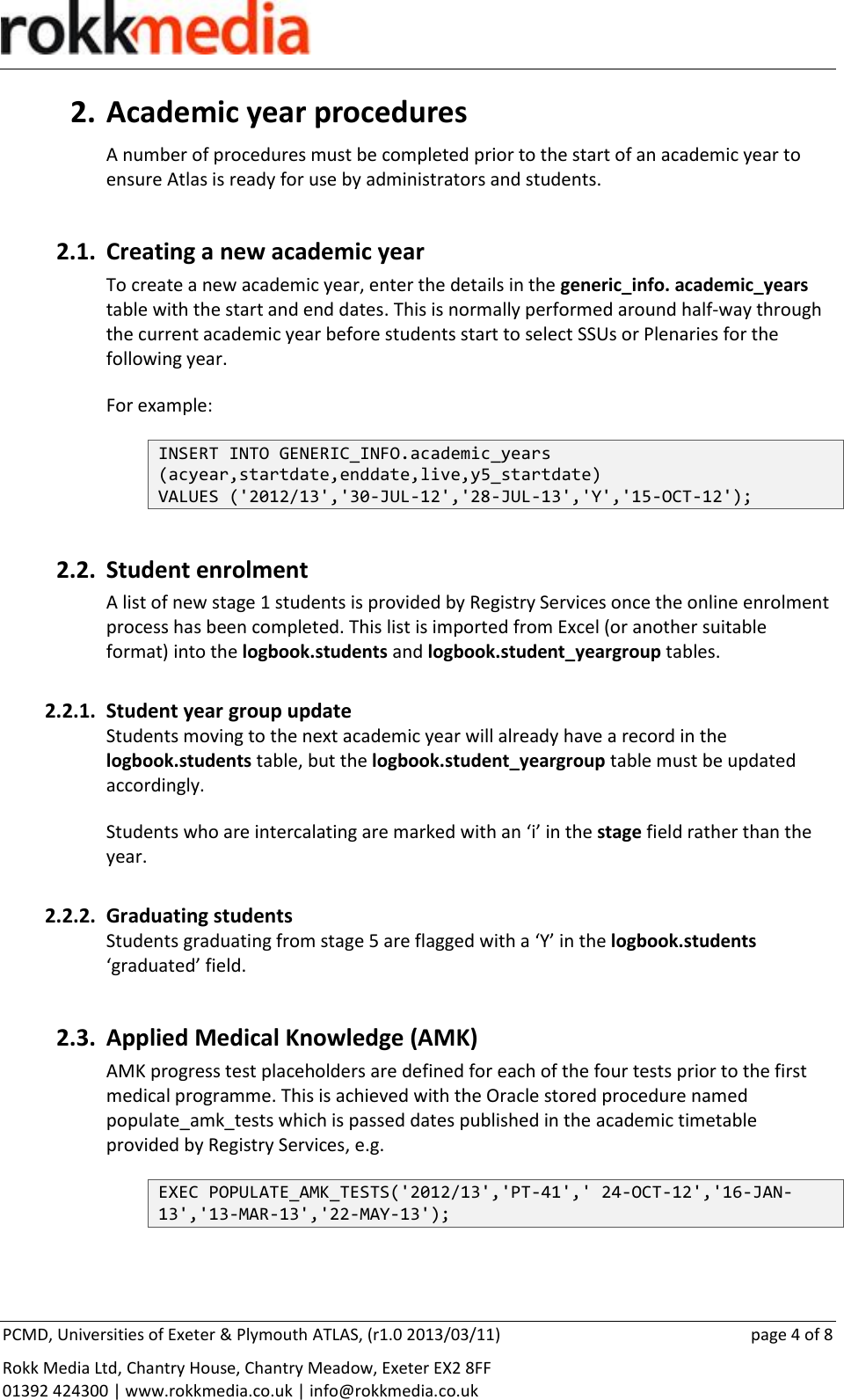 Page 4 of 8 - ATLAS Procedures Guide V1.0