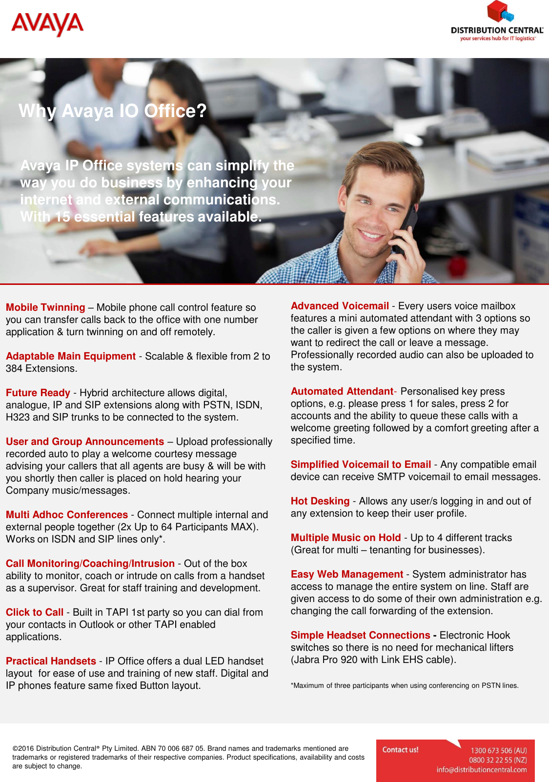 Page 1 of 1 - Presentation Avaya-IP-Office-Essential-Features