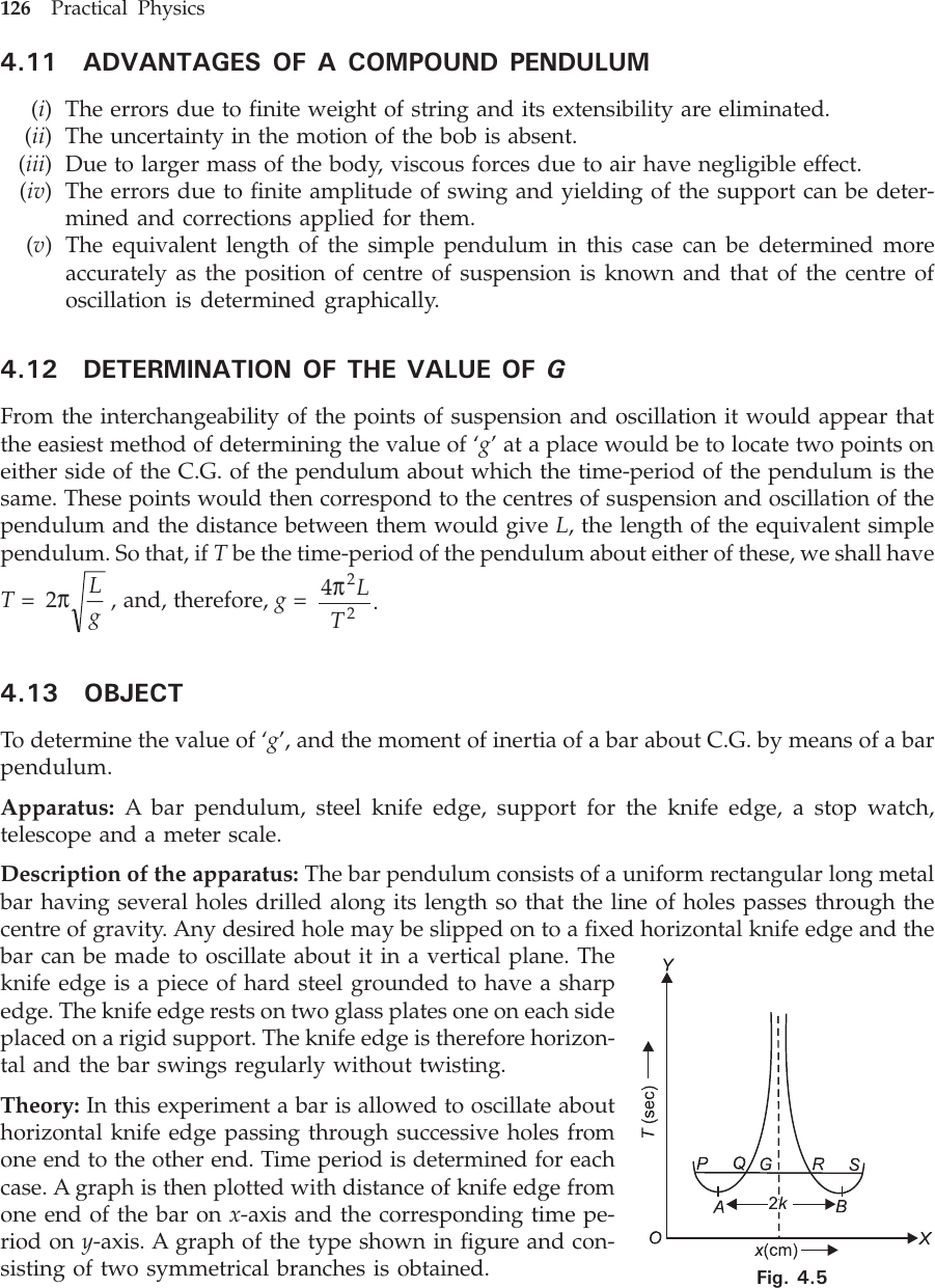 Page 6 of 10 - Practical Physics Experiment Manual B 03 Compound Pendulum