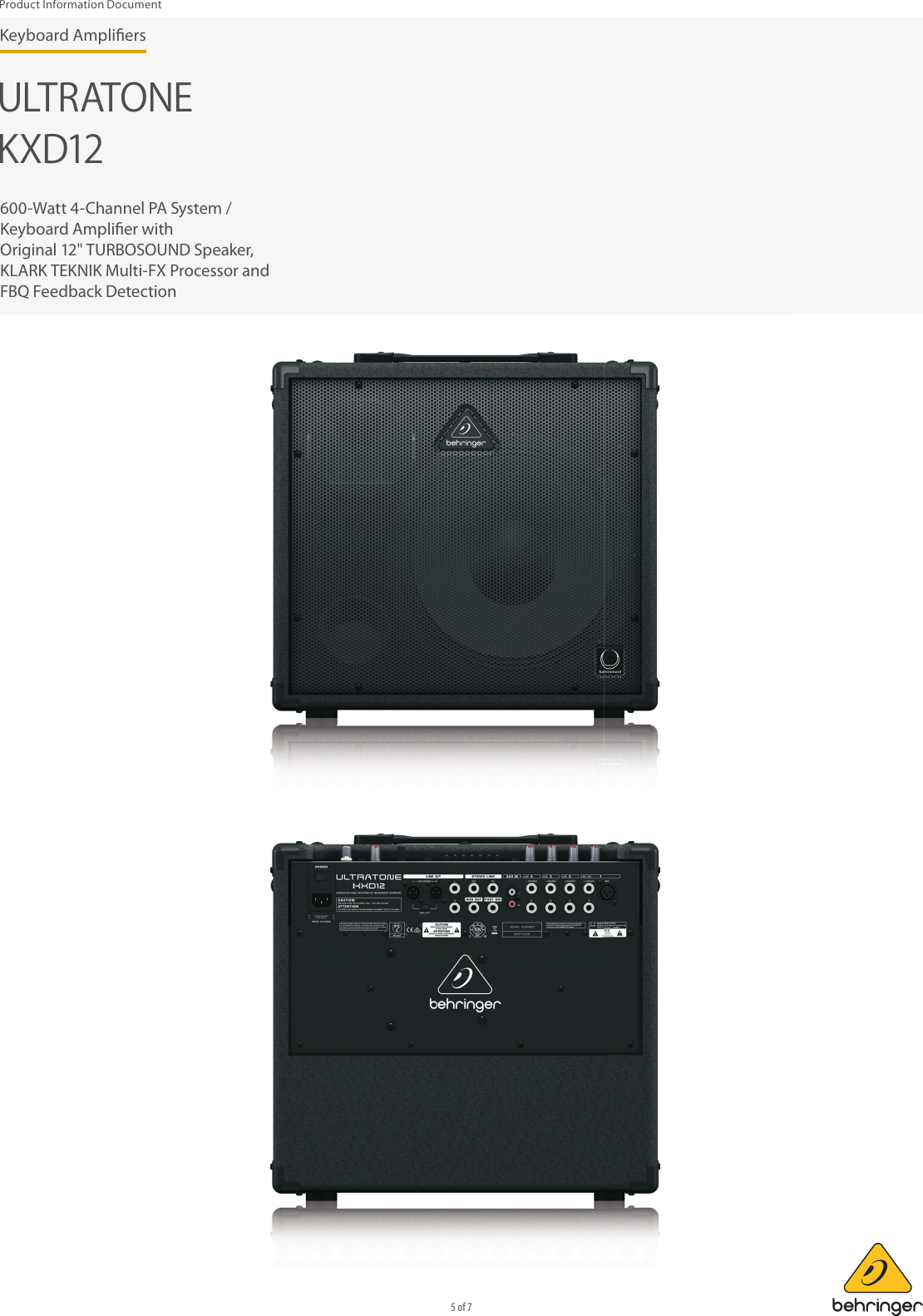 EXPE Mult Prin PH_Approval_P0B0X (KXD12) PID_2015 04 30_Rev.1 Behringer