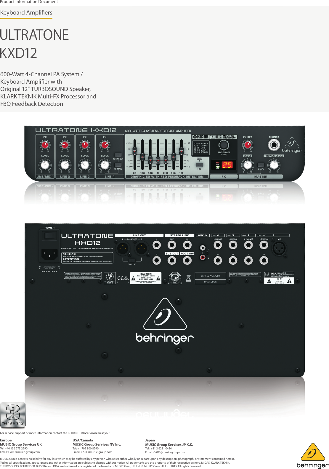 EXPE Mult Prin PH_Approval_P0B0X (KXD12) PID_2015 04 30_Rev.1 Behringer