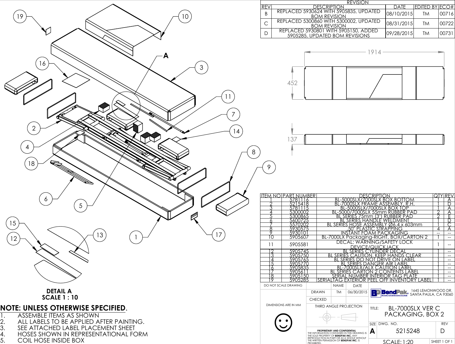 Page 2 of 5 - BL-7000SLX-Quick Jack-Portable-Garage-Lift-Package-Contents