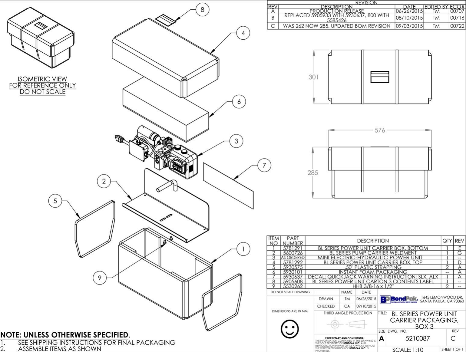 Page 3 of 5 - BL-7000SLX-Quick Jack-Portable-Garage-Lift-Package-Contents