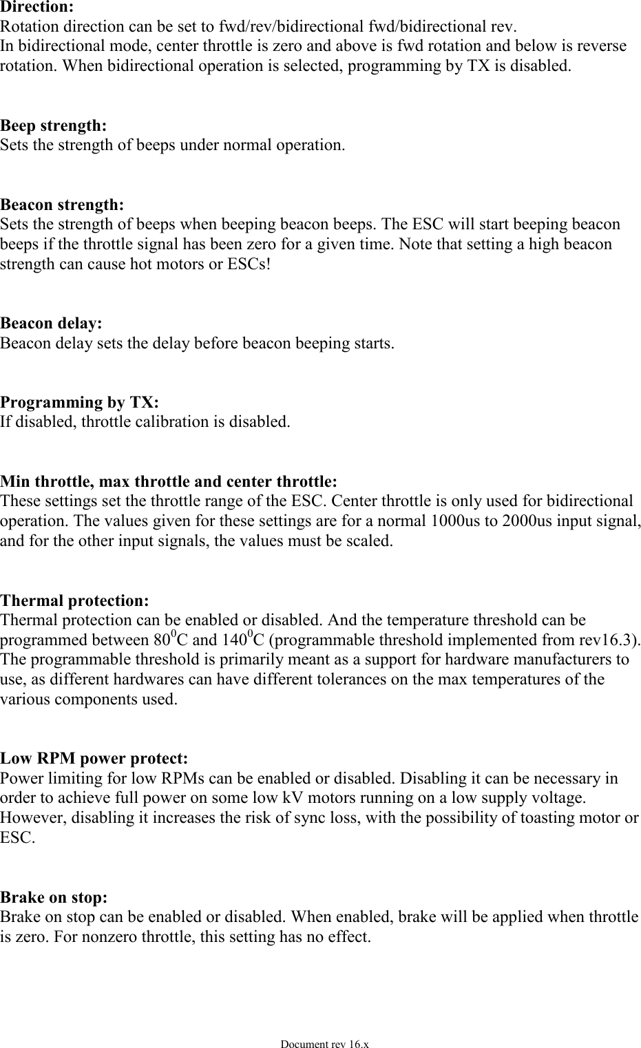 Page 4 of 10 - BLHeli_S Manual SiLabs Rev16.x BLHeli S Si Labs