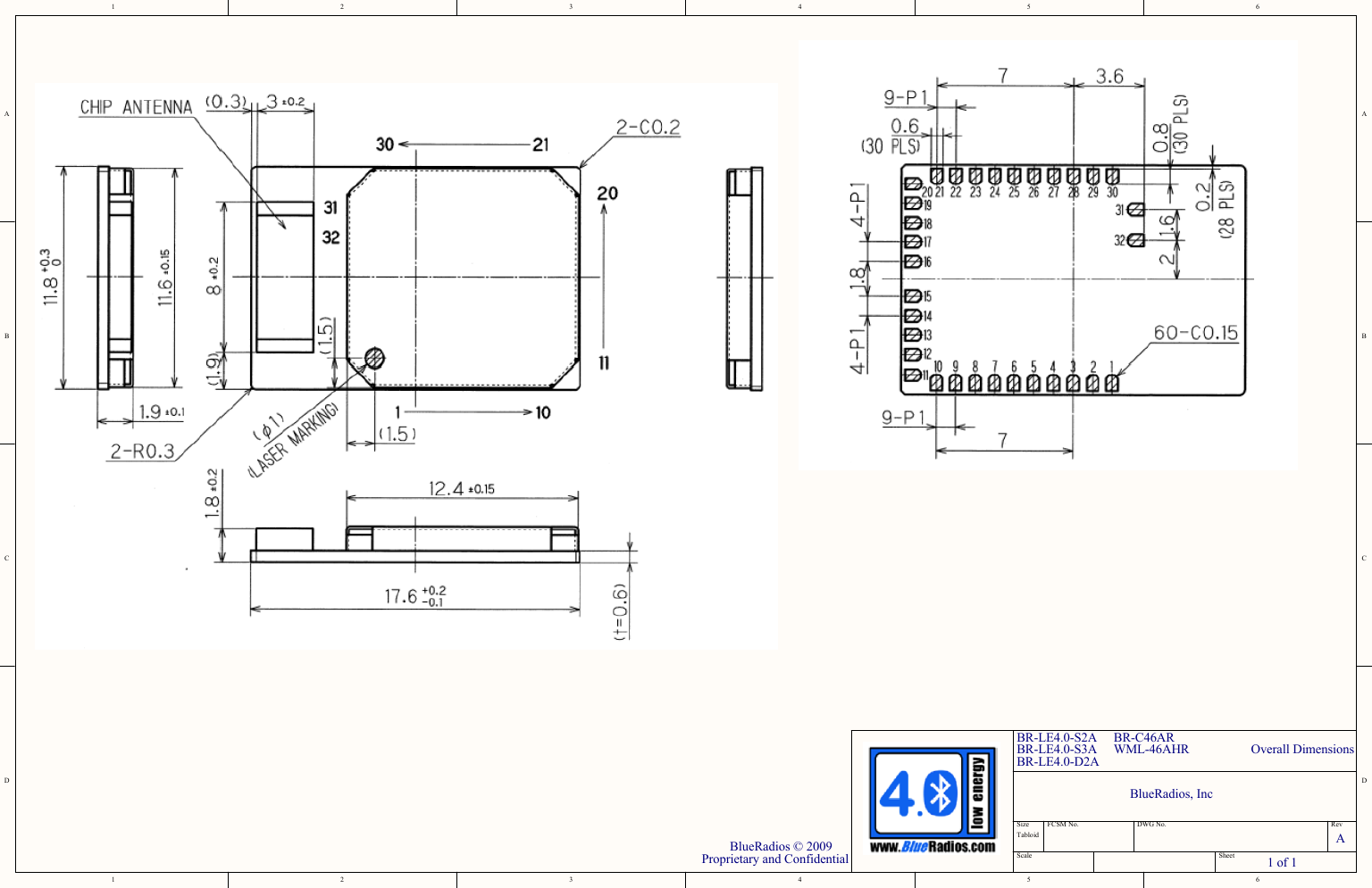 Page 1 of 1 - No  BR FOOTPRINT 2 DIMENSIONS
