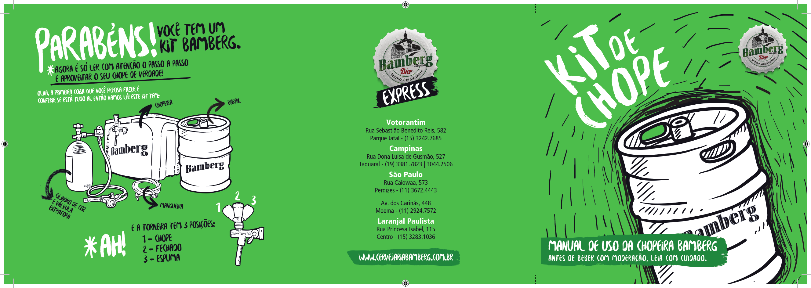 Page 1 of 2 - Kit Bamberg Manual-de-Instalação-Chopeira 14.5x14.5cm