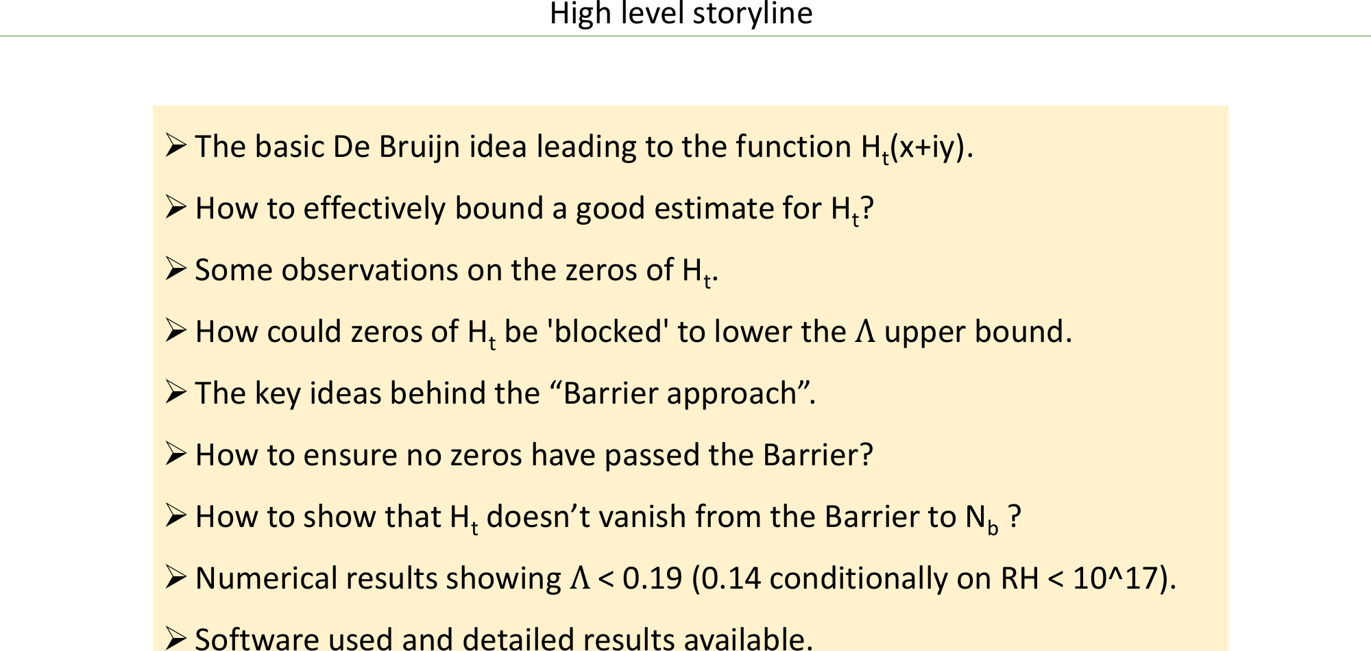 Page 2 of 11 - Presentation Barrier Approach Visual Guide