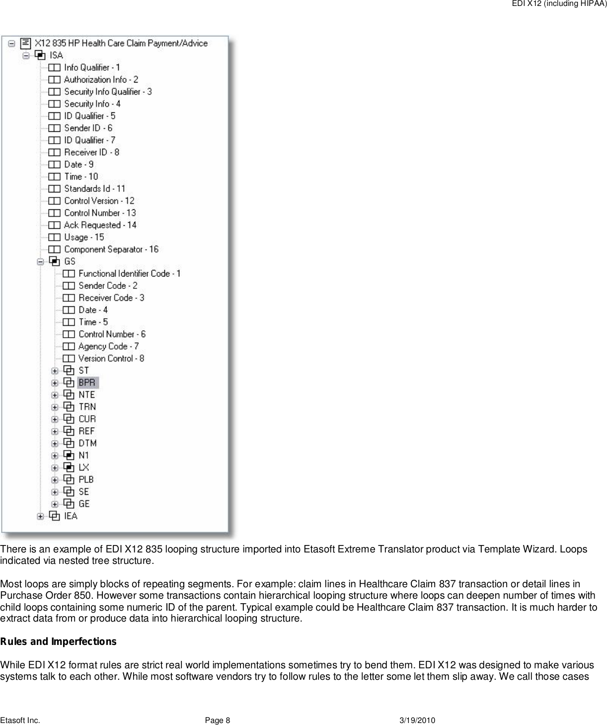 Page 8 of 11 - Beginners Guide To EDI X12 (including HIPAA)