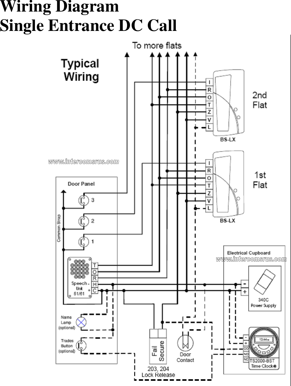 Page 3 of 5 - Bell System _BSTL_ BS-LX Intercom Handset Data Sheet BSTL