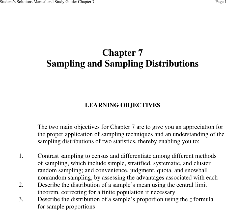 Chapter 7 Black 8e Student Solutions Manual Ch07