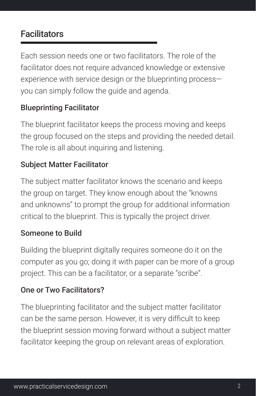 Page 5 of 12 - Blueprinting Facilitator Guide