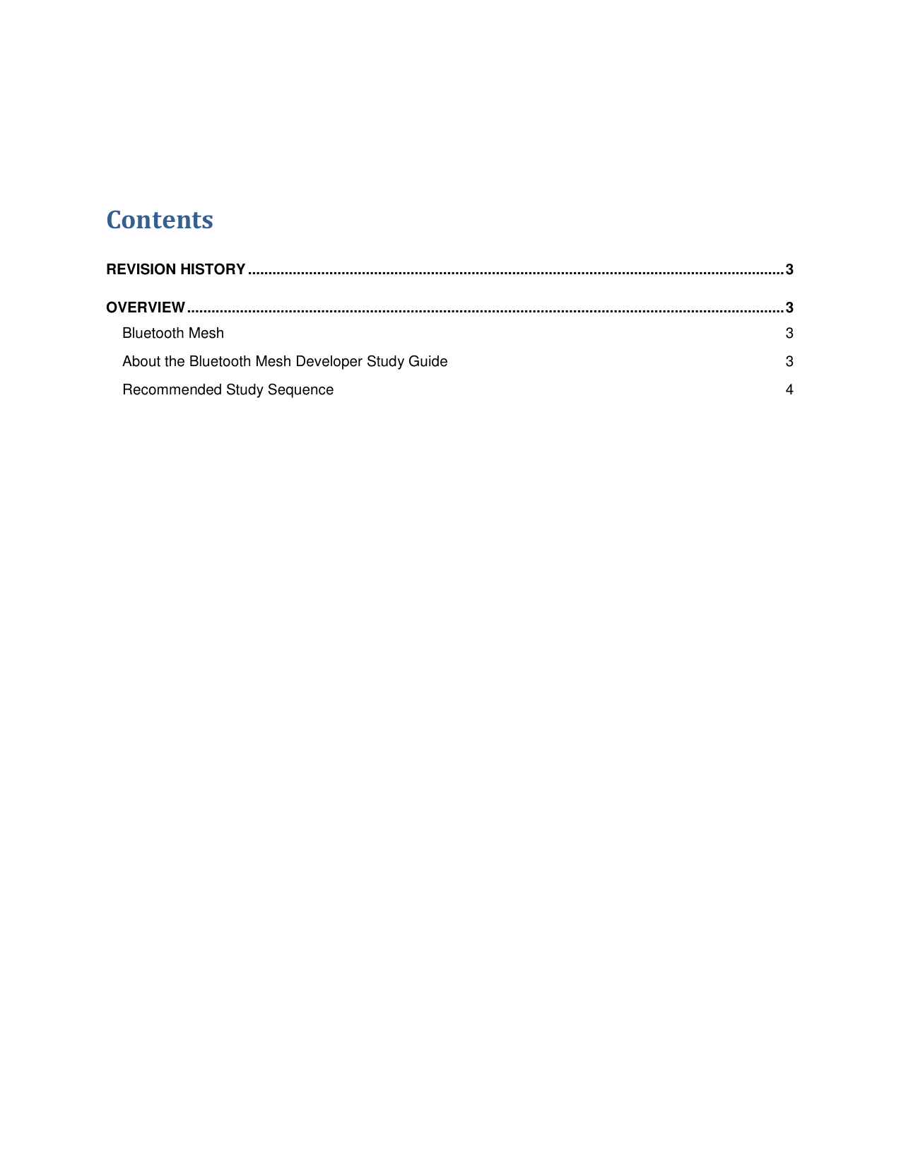 Page 2 of 4 - Bluetooth Mesh Developer Study Guide - 1. START HERE Orientation V1.0