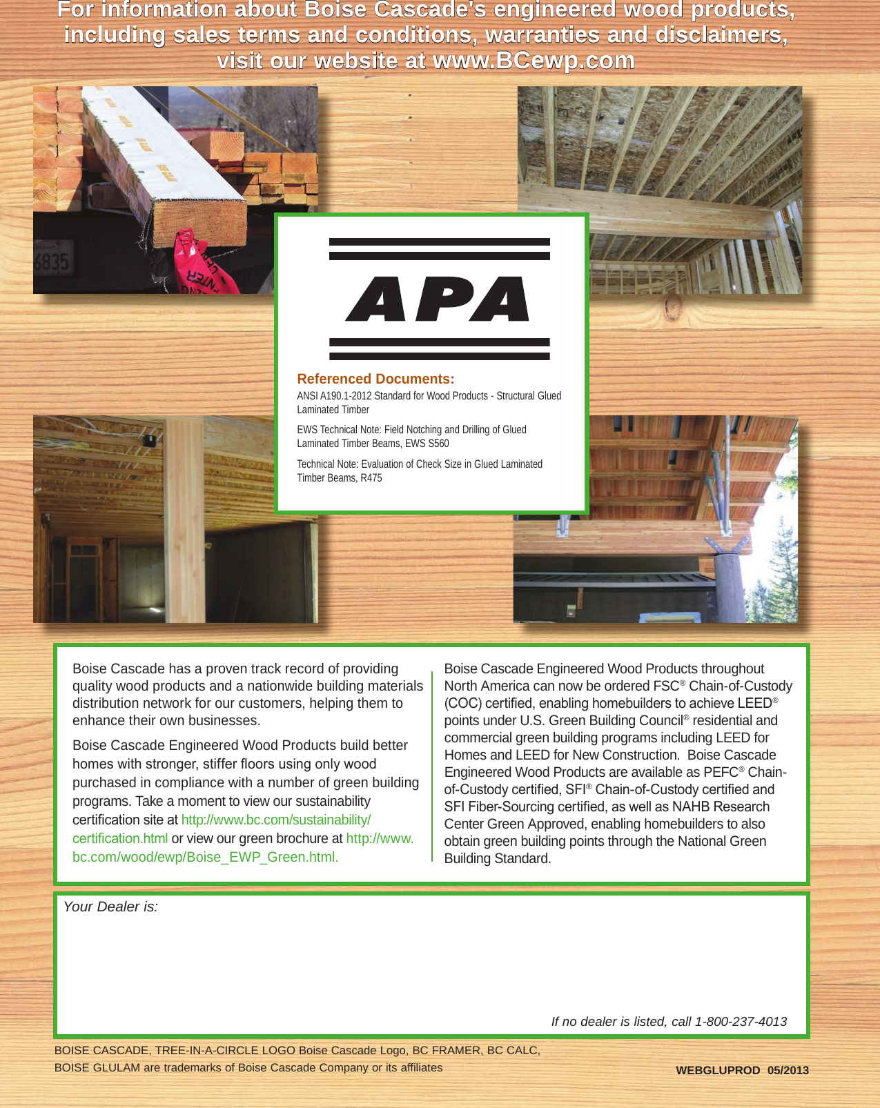 Page 12 of 12 - Boise Glulam Product Guide