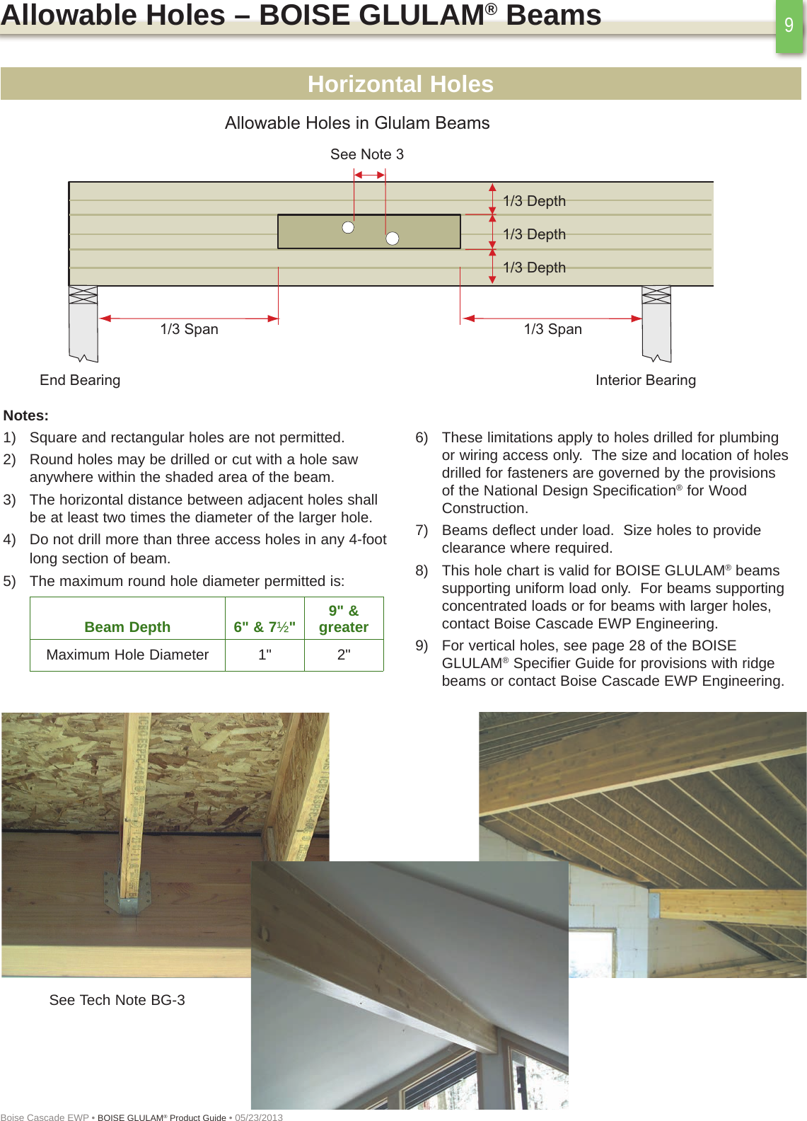Page 9 of 12 - Boise Glulam Product Guide