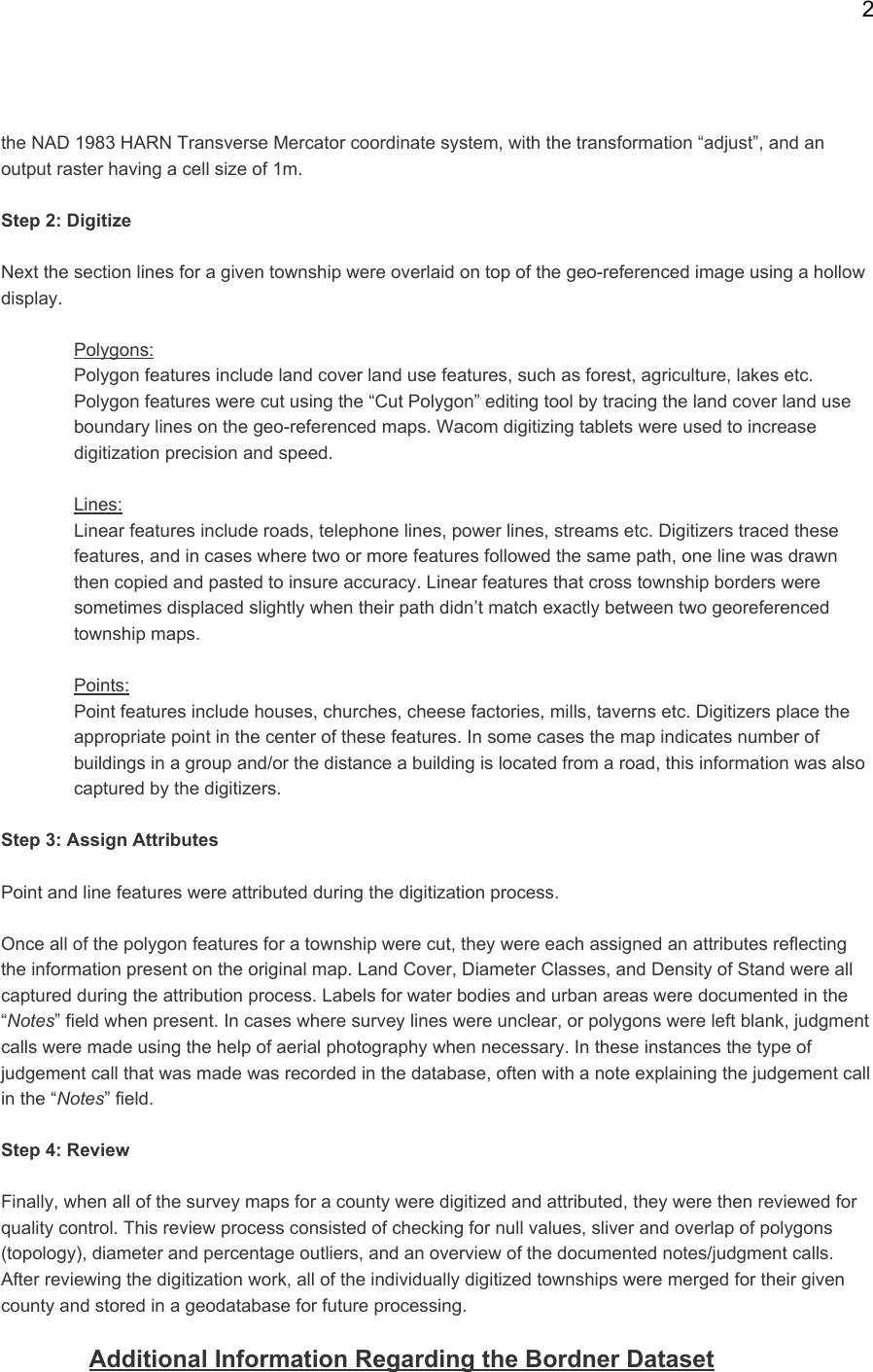 Page 2 of 11 - Bordner Survey User Guide