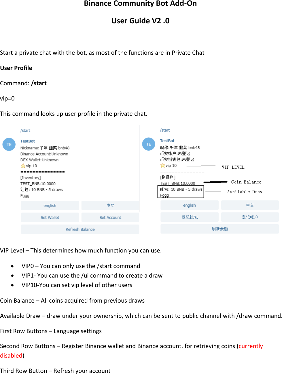 Page 1 of 8 - Bot User Guide