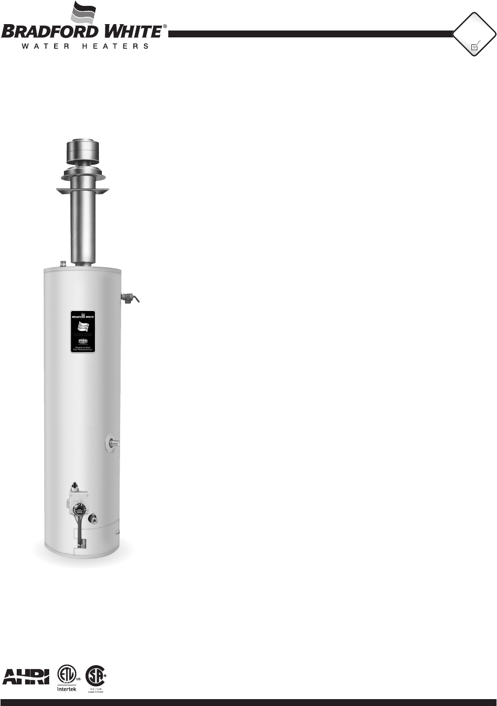 Bradford And White Water Heater Warranty