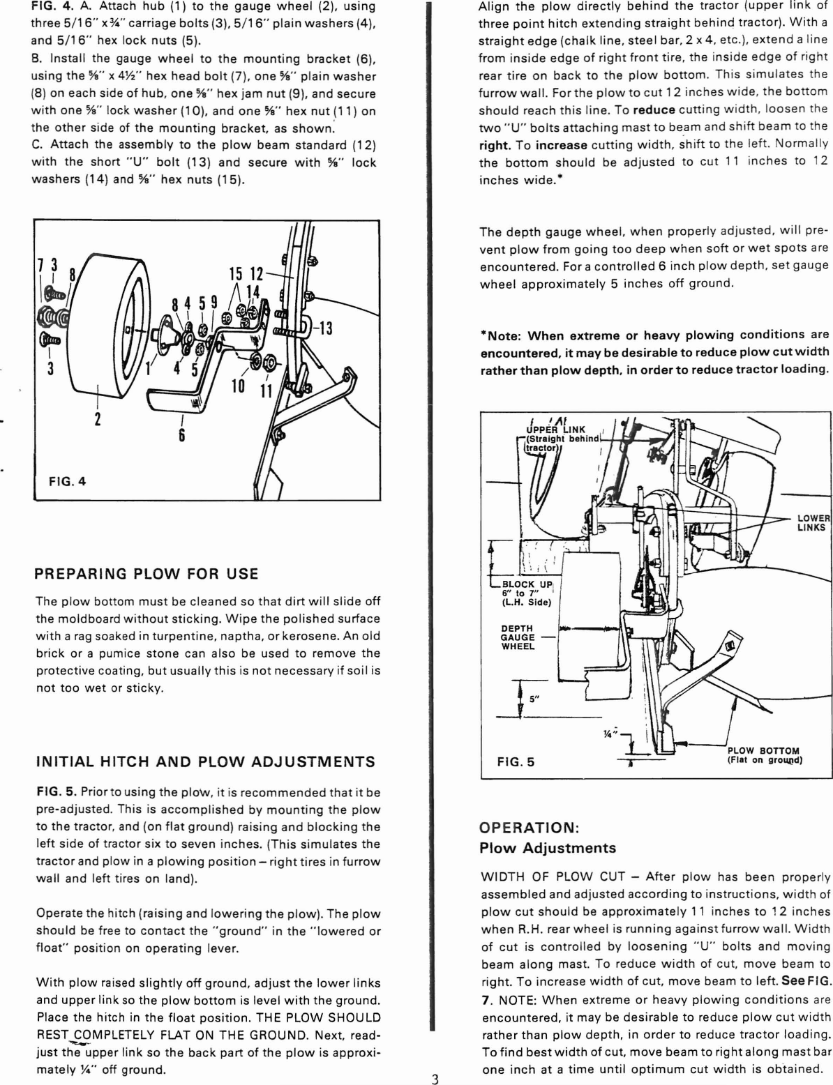 Page 3 of 6 - Brinly 12in 3pt Mouldboard Plow (PP-1200) Plow(PP-1200)