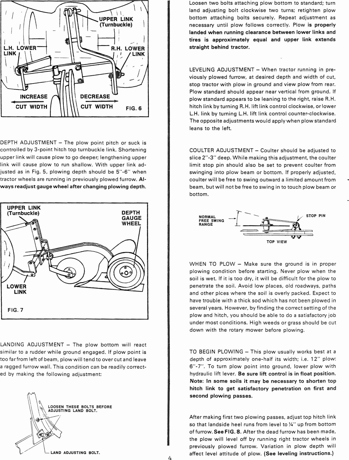 Page 4 of 6 - Brinly 12in 3pt Mouldboard Plow (PP-1200) Plow(PP-1200)