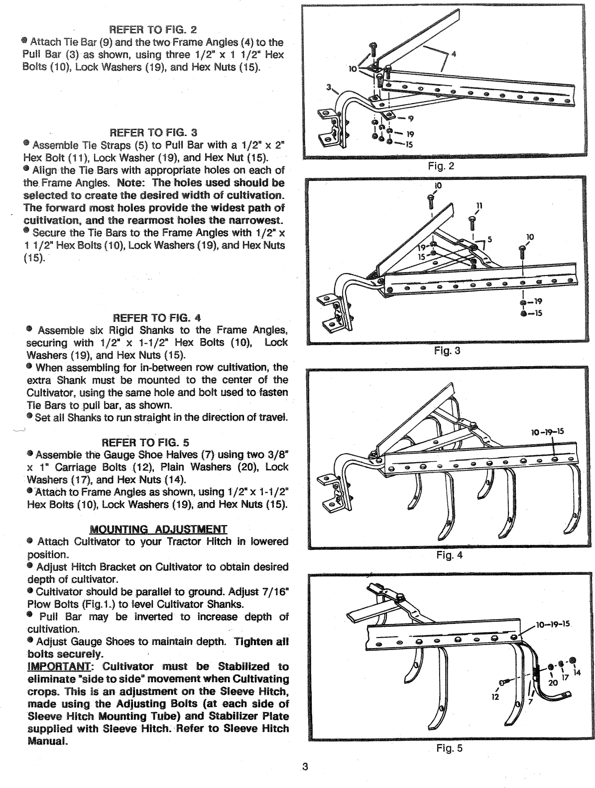 Page 3 of 4 - Brinly Sleeve Hitch Cultivator (CC-550) Cultivator(CC-550)