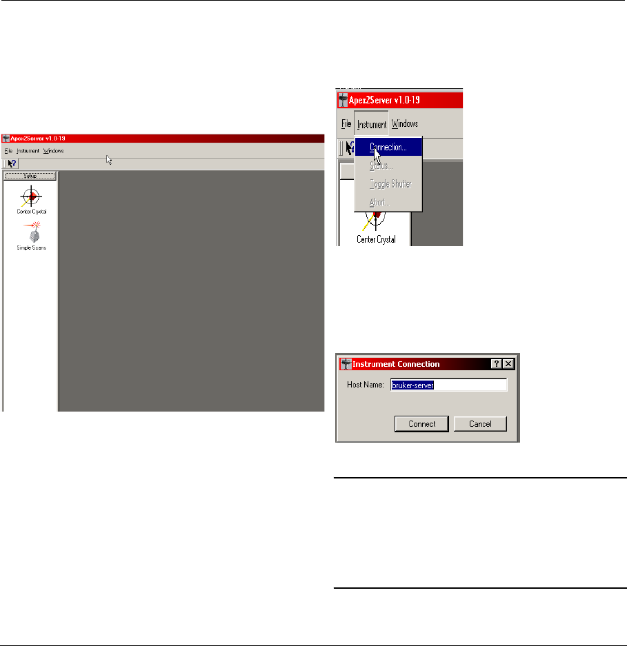 bruker apex changing default frames location